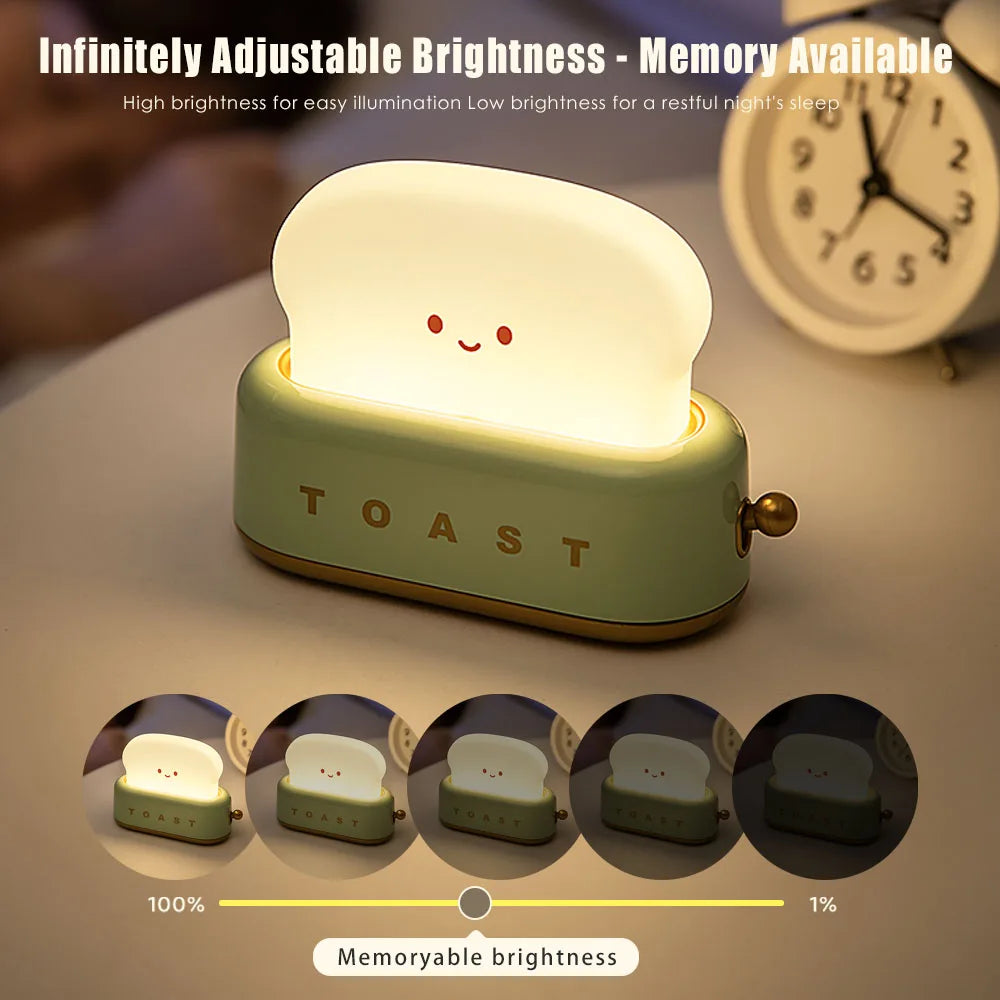 Whimsical Bread Slice LED Night Light™
