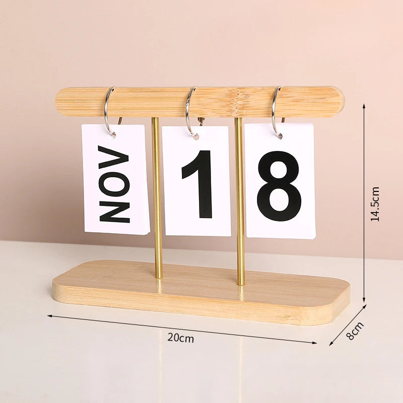 Elegant Minimalist Flip Desk Calendar™