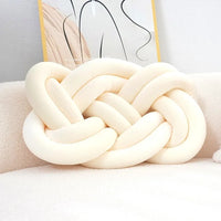 Chic Knotted Geometric Throw Pillow™