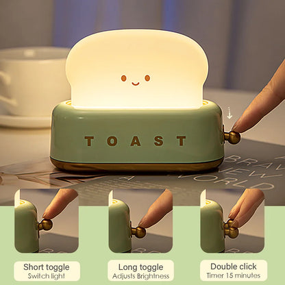 Whimsical Bread Slice LED Night Light™