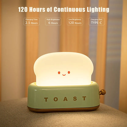 Whimsical Bread Slice LED Night Light™