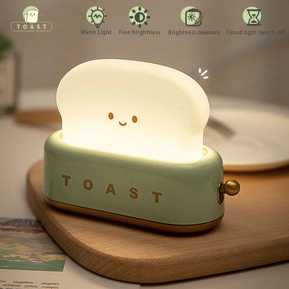Whimsical Bread Slice LED Night Light™
