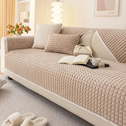 Plush Cream Sofa Cushion™