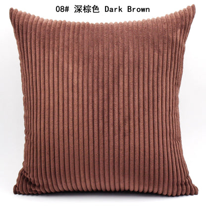 Luxurious Striped Corduroy Cushion Cover™