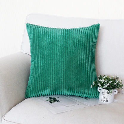 Luxurious Striped Corduroy Cushion Cover™