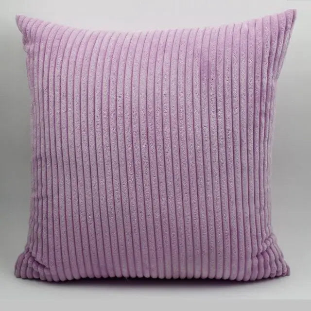 Luxurious Striped Corduroy Cushion Cover™