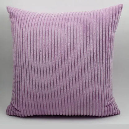 Luxurious Striped Corduroy Cushion Cover™