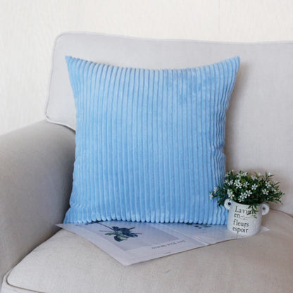 Luxurious Striped Corduroy Cushion Cover™