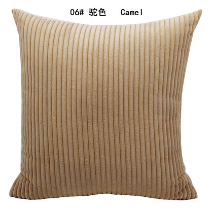Luxurious Striped Corduroy Cushion Cover™