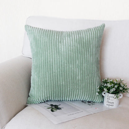 Luxurious Striped Corduroy Cushion Cover™