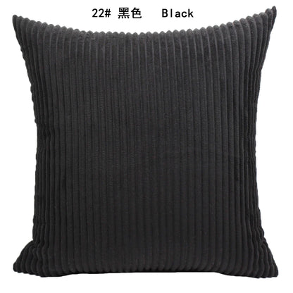 Luxurious Striped Corduroy Cushion Cover™