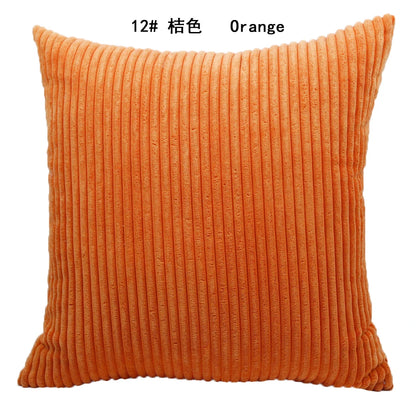 Luxurious Striped Corduroy Cushion Cover™