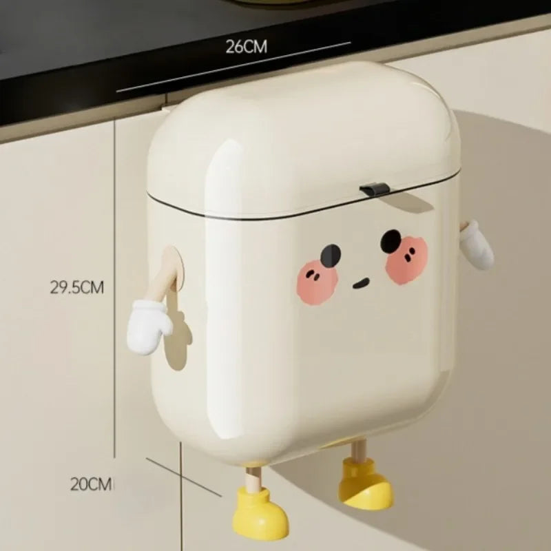 Eco-Friendly Wall-Mounted Trash Bin™