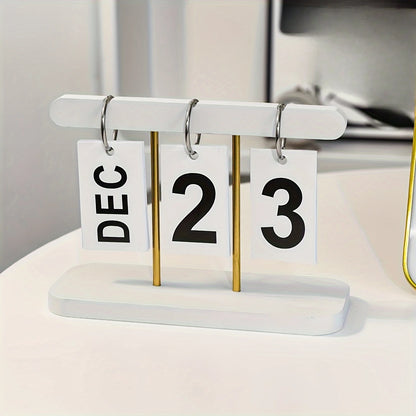 Elegant Minimalist Flip Desk Calendar™
