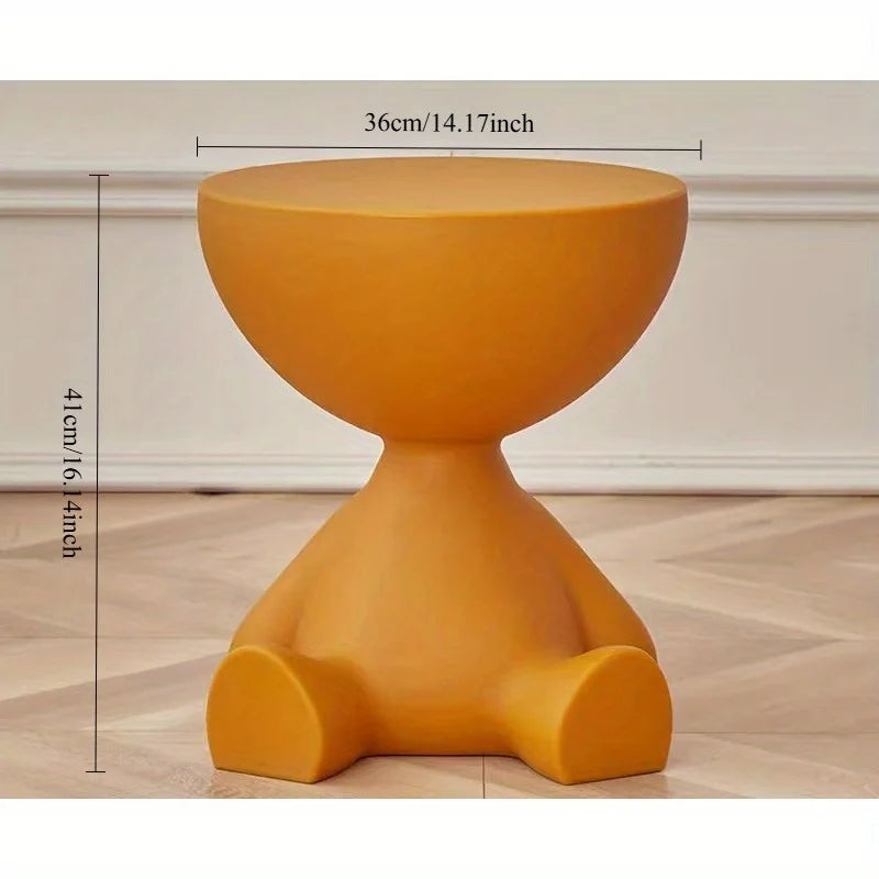 Elegant Cream Round Side Table™