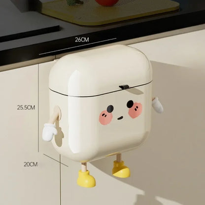 Eco-Friendly Wall-Mounted Trash Bin™