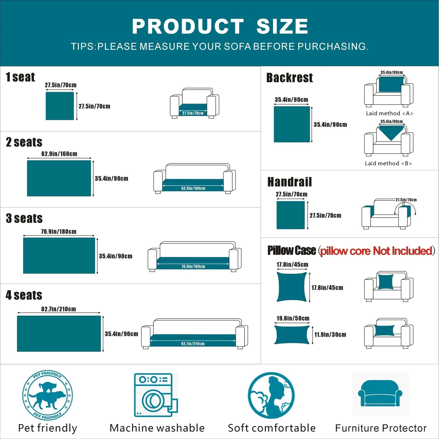 Non-Slip Pet-Friendly Sofa CoverTM