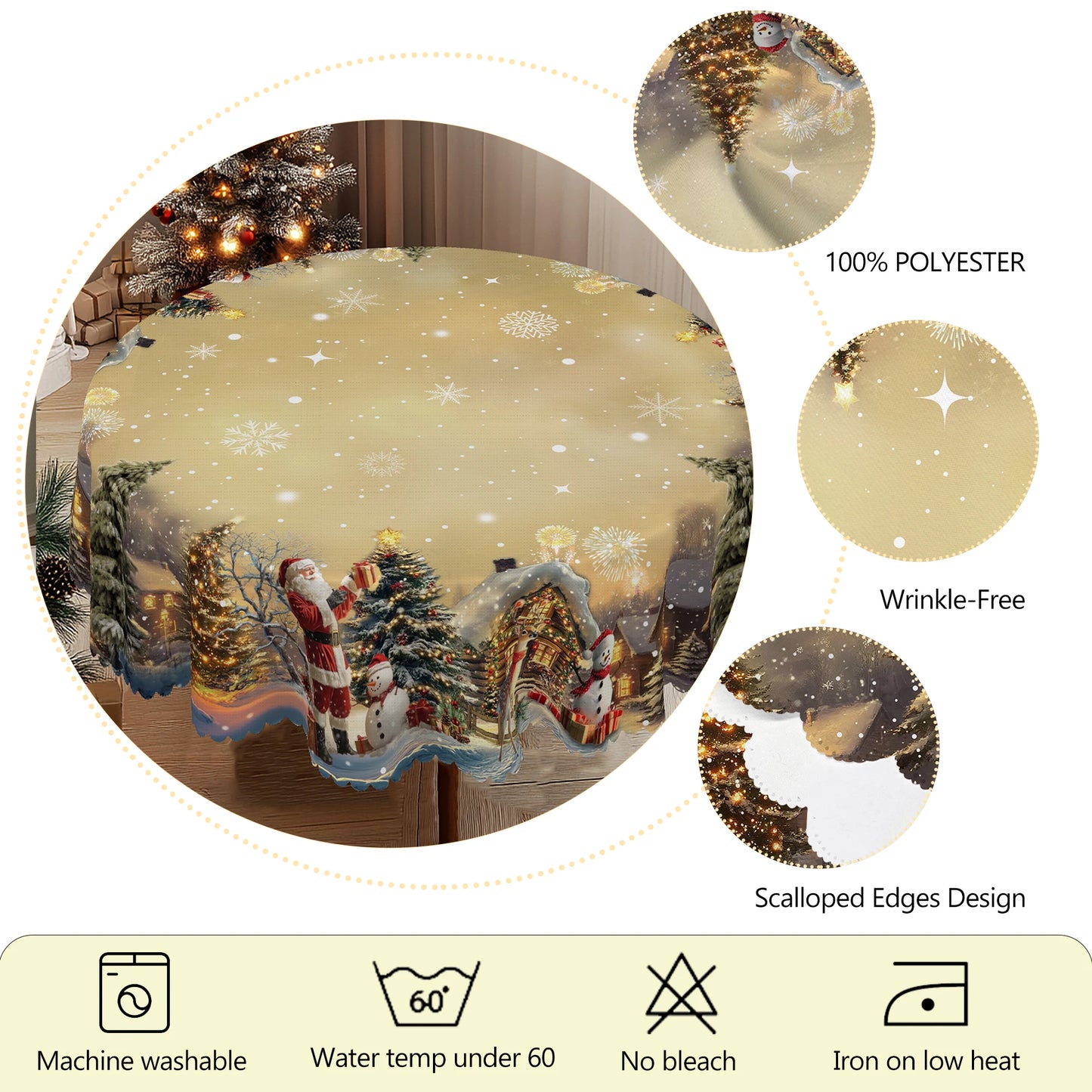 Festive Charm Tablecloth™