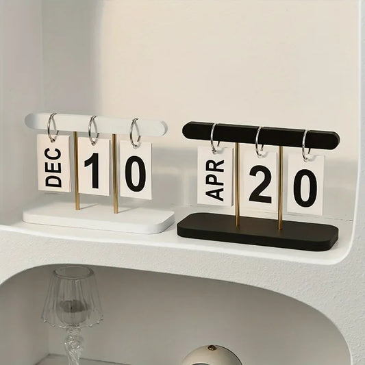 Elegant Minimalist Flip Desk Calendar™