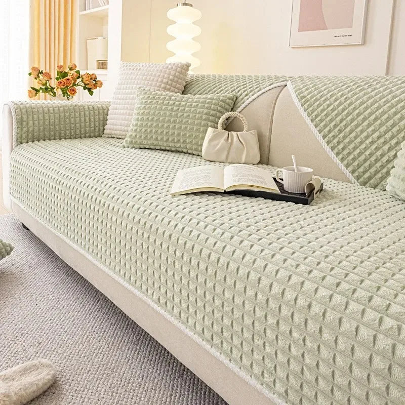 Plush Cream Sofa Cushion™