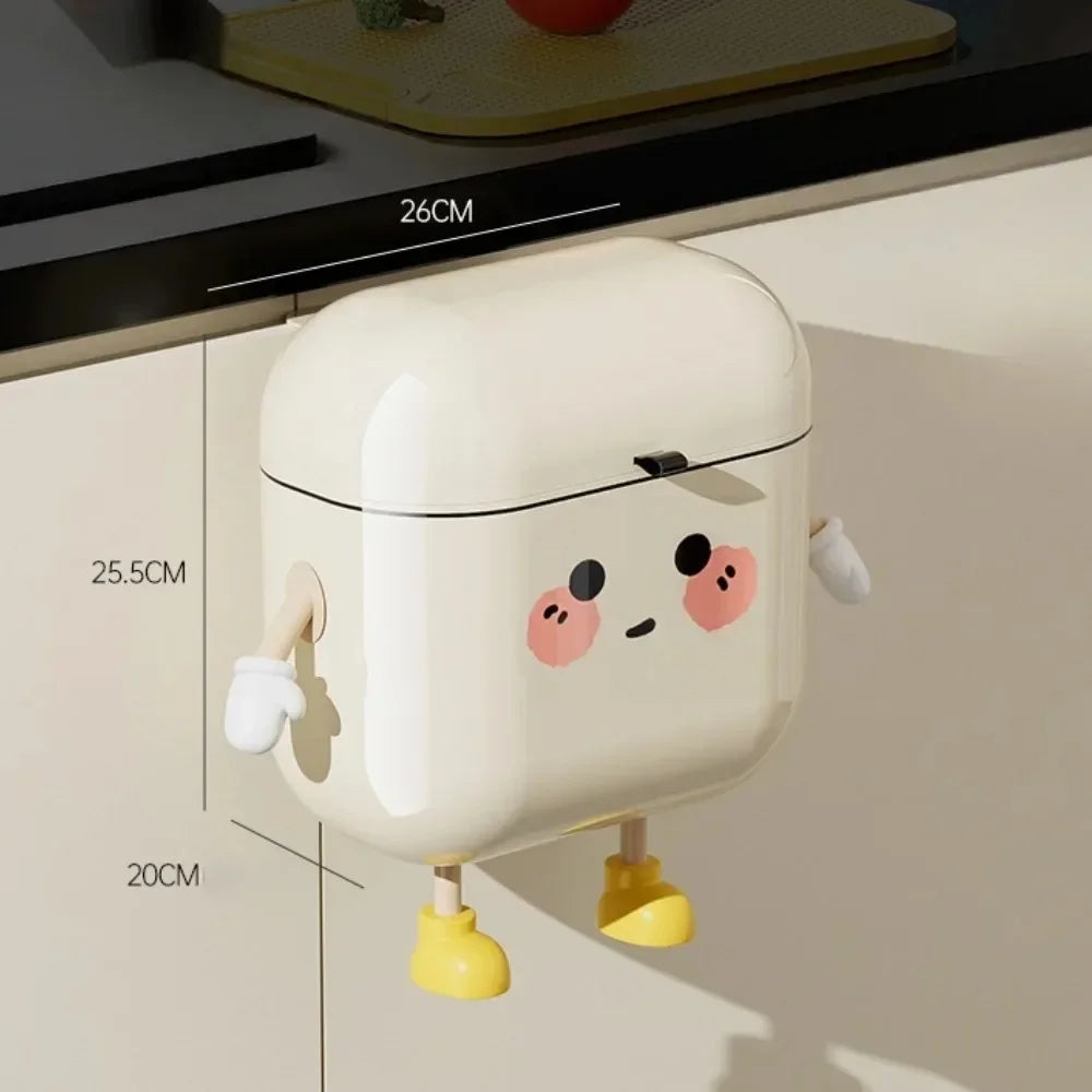 Eco-Friendly Wall-Mounted Trash Bin™