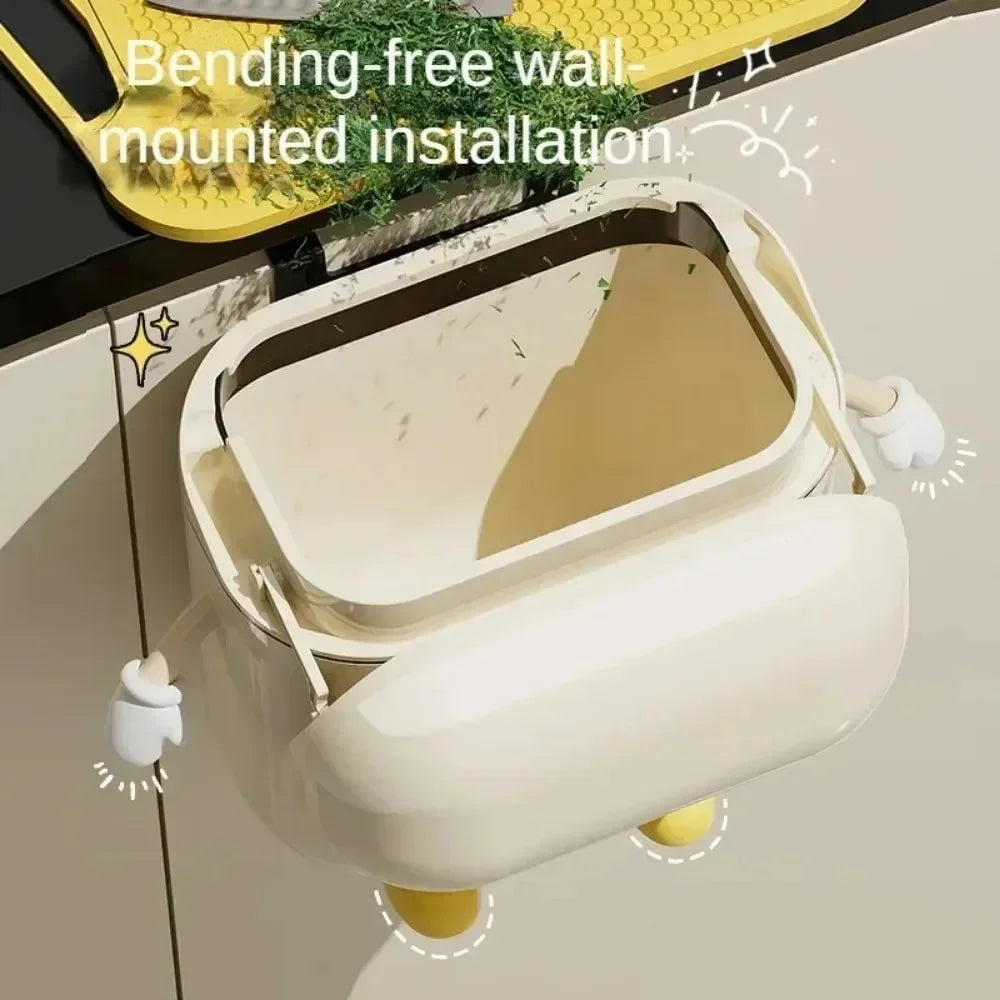 Eco-Friendly Wall-Mounted Trash Bin™