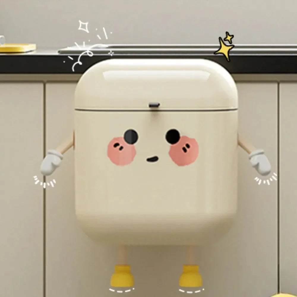 Eco-Friendly Wall-Mounted Trash Bin™