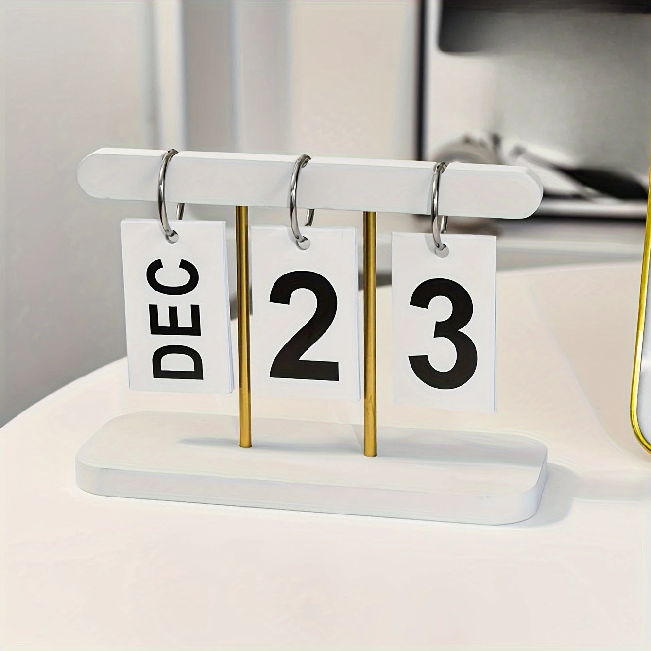 Elegant Minimalist Flip Desk Calendar™