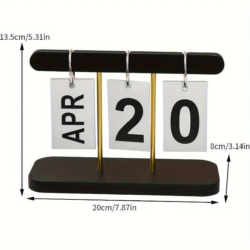 Elegant Minimalist Flip Desk Calendar™
