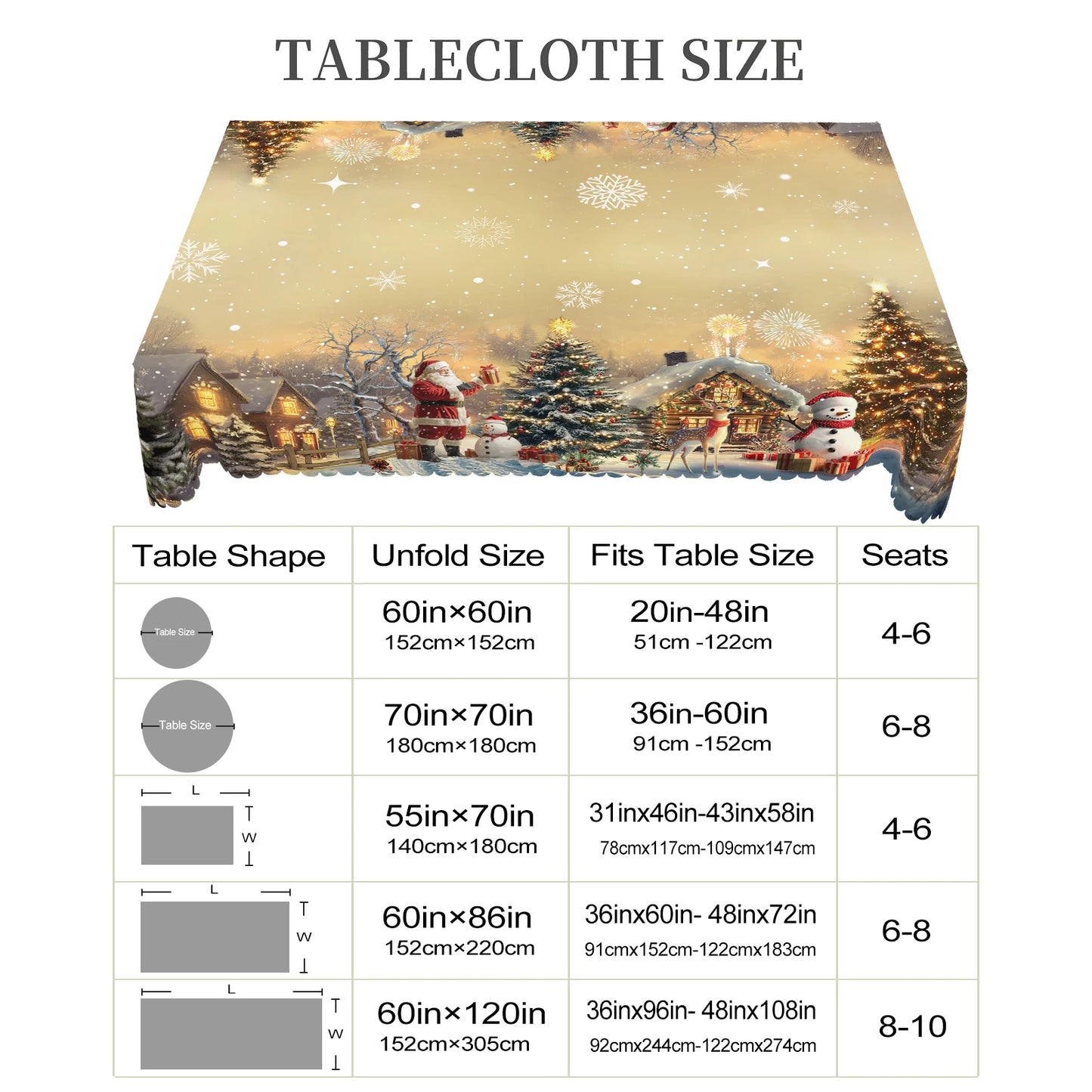 Festive Charm Tablecloth™