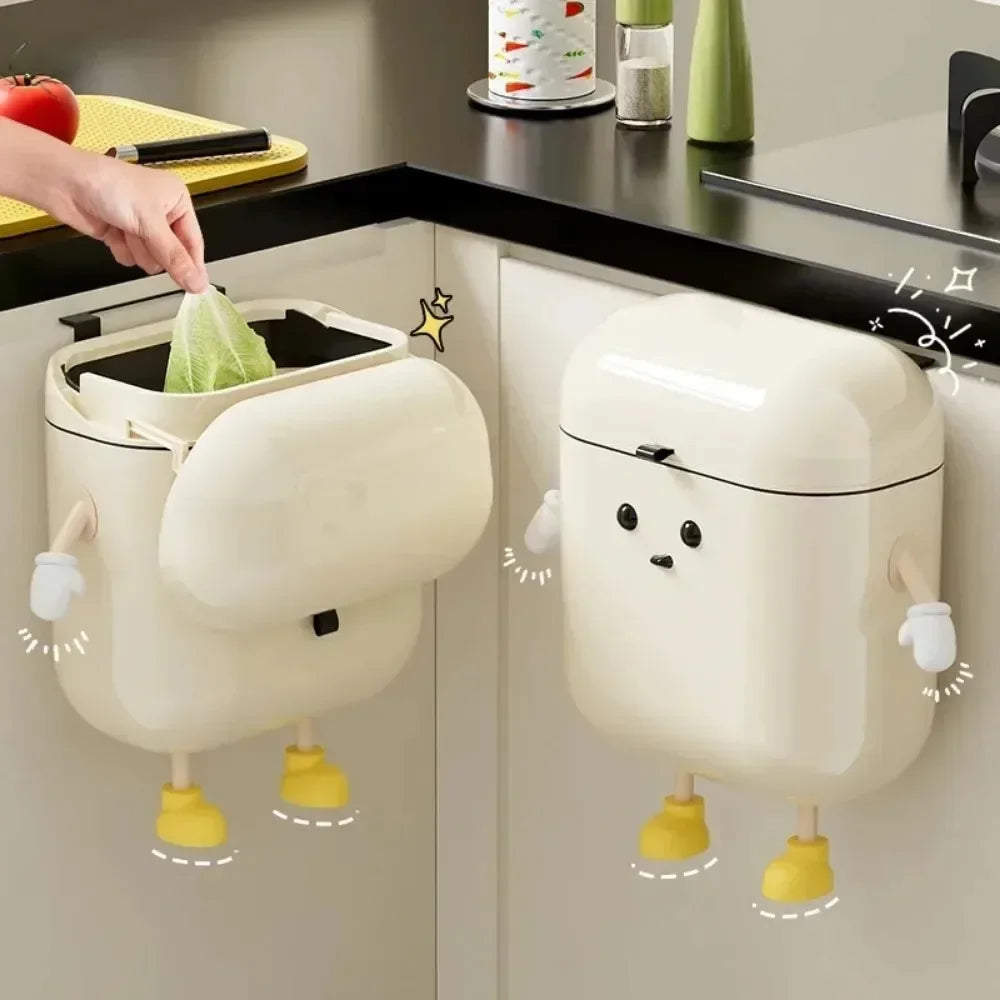 Eco-Friendly Wall-Mounted Trash Bin™