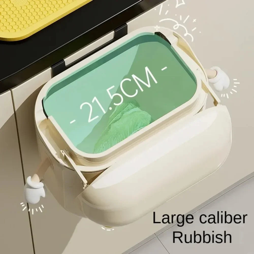 Eco-Friendly Wall-Mounted Trash Bin™