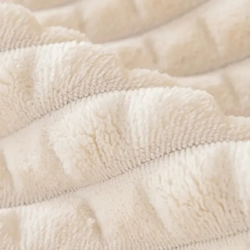 Plush Cream Sofa Cushion™