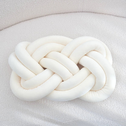 Chic Knotted Geometric Throw Pillow™
