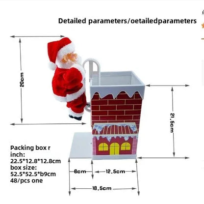 Enchanting Santa Claus Parachute Ornament™