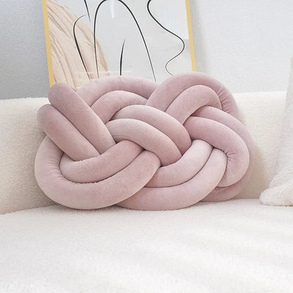 Chic Knotted Geometric Throw Pillow™