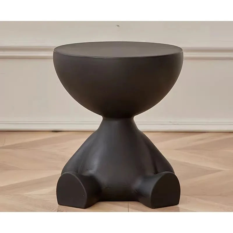 Elegant Cream Round Side Table™