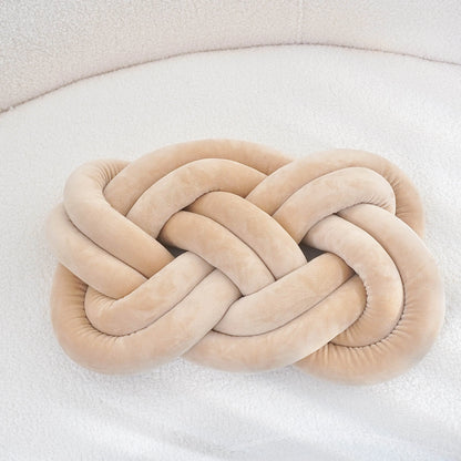Chic Knotted Geometric Throw Pillow™